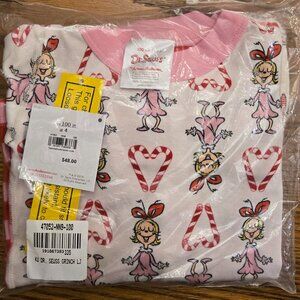 New Hanna Andersson Dr. Suess Grinch Cindy Lou Pjs / pajamas.  Size 100 / 4